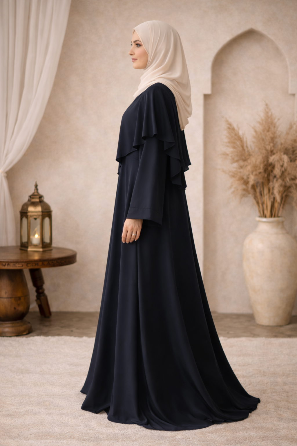 Essential Abaya – Deep Navy