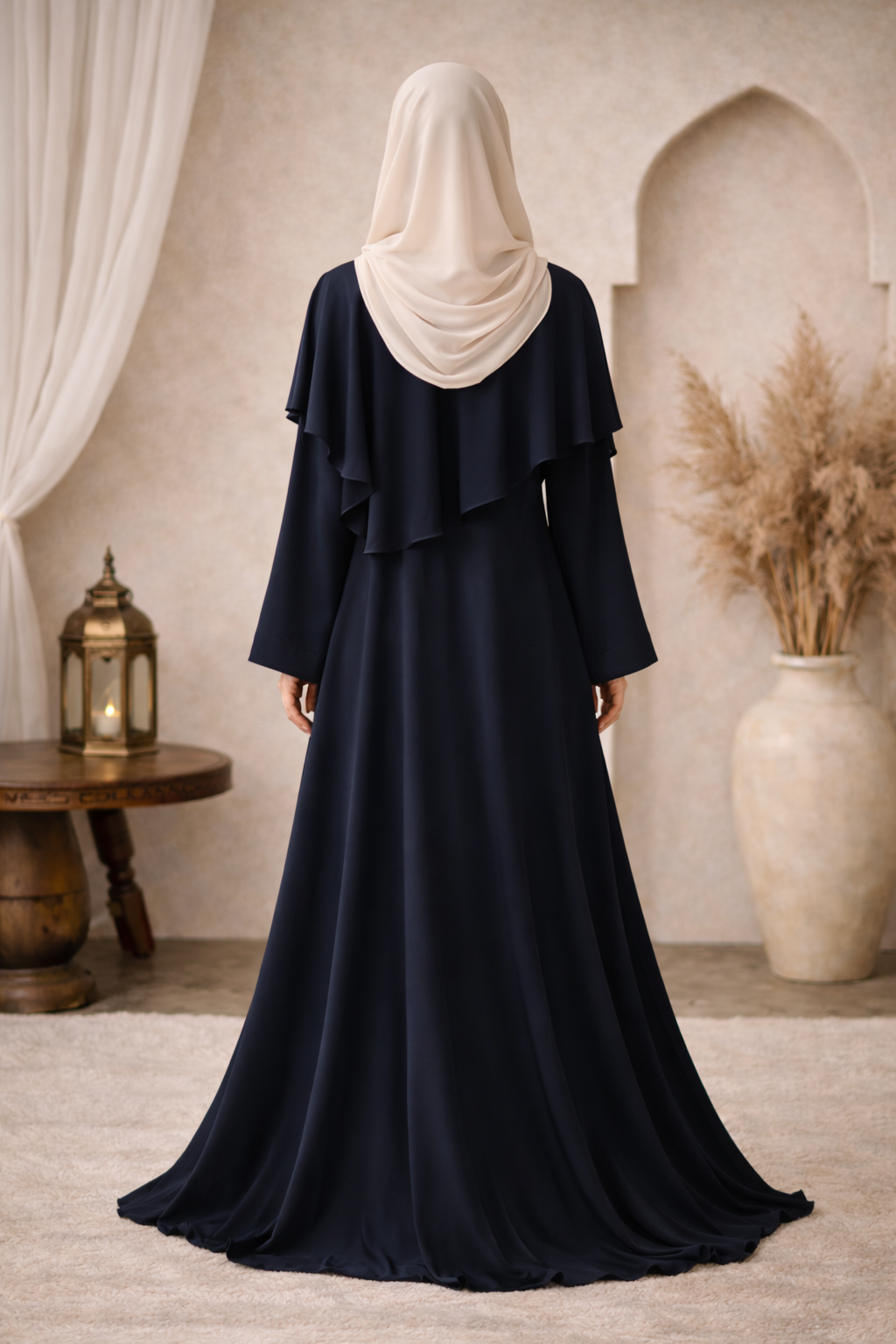 Essential Abaya – Deep Navy