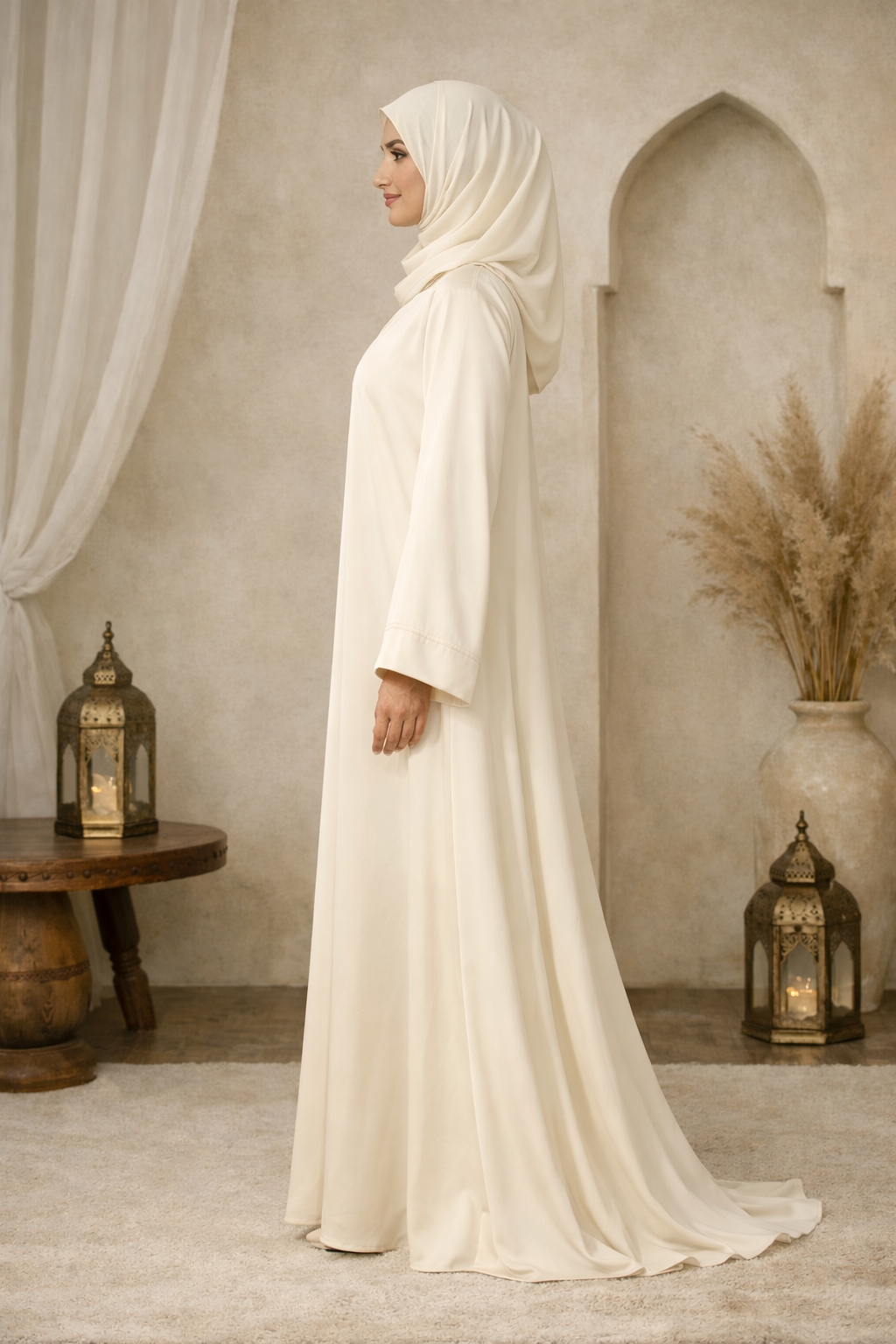 Everyday Premium Abaya - Wit