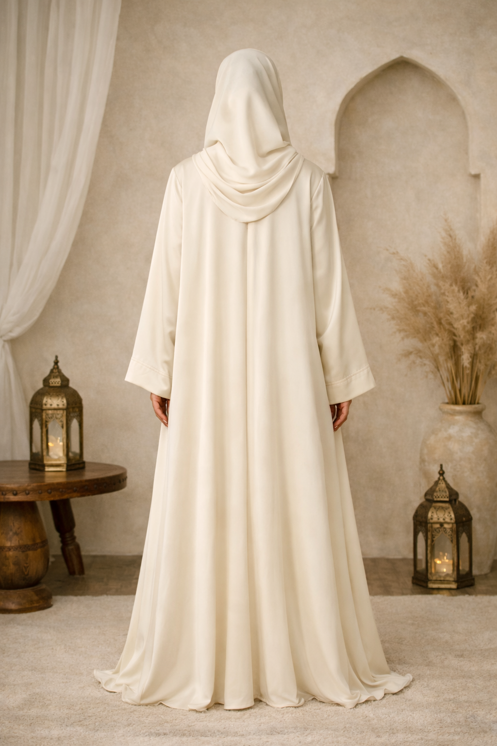 Everyday Premium Abaya - Wit