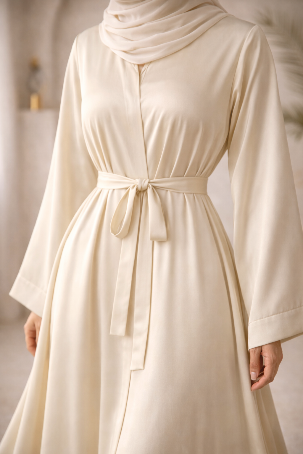 Everyday Premium Abaya - Wit